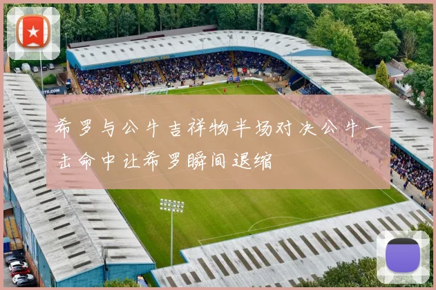 希罗与公牛吉祥物半场对决公牛一击命中让希罗瞬间退缩